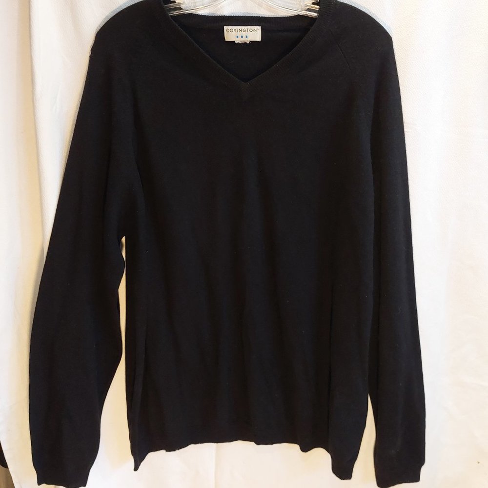 Vtg Men's Covington V-neck Sweater size large
